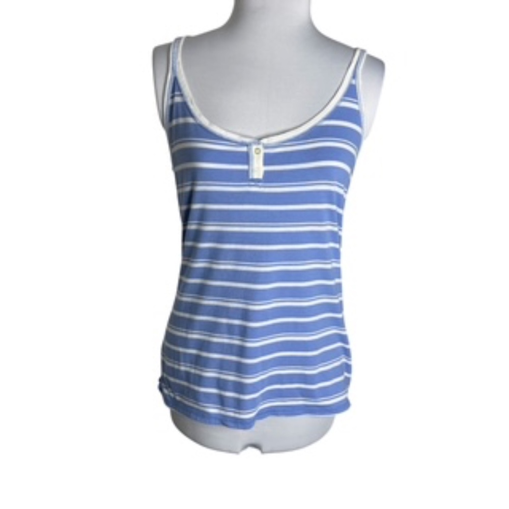 Faded Glory Scoop Neck Striped Sleepwear Size L (12-14)